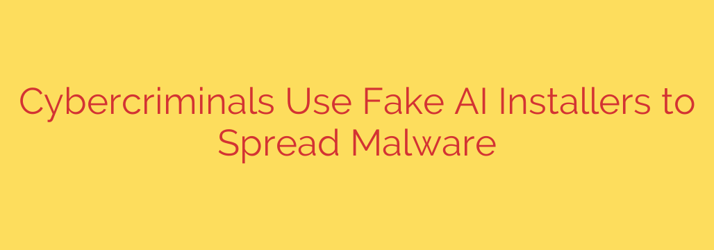 Cybercriminals Use Fake AI Installers to Spread Malware