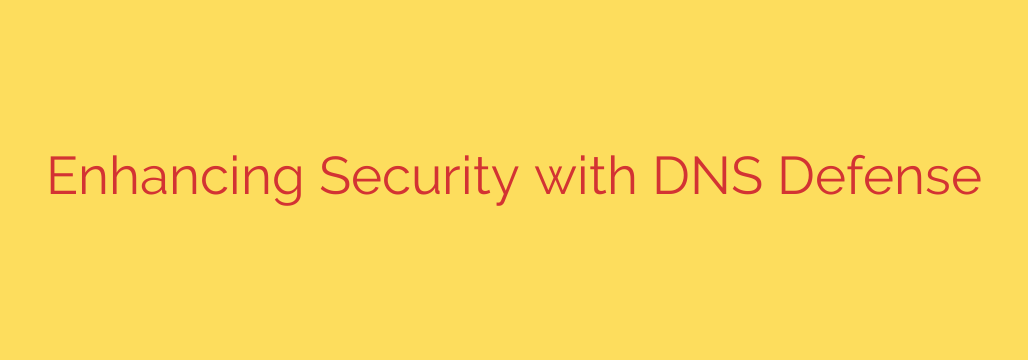 Enhancing Security with DNS Defense