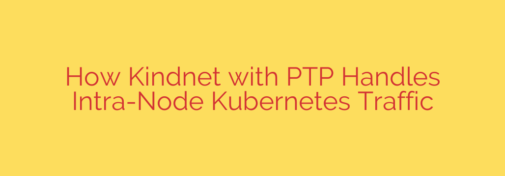 How Kindnet with PTP Handles Intra-Node Kubernetes Traffic
