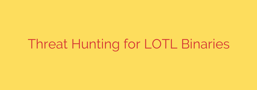 Threat Hunting for LOTL Binaries