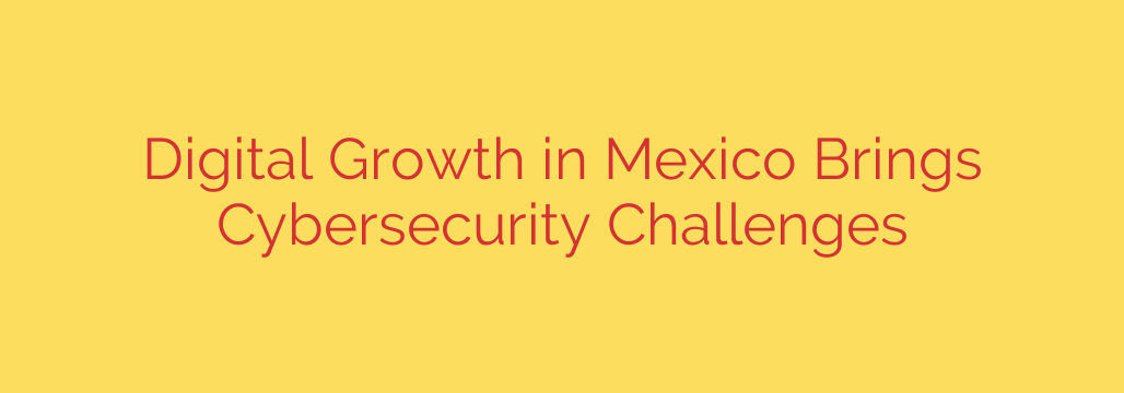 Digital Growth in Mexico Brings Cybersecurity Challenges