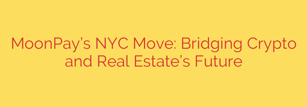 MoonPay’s NYC Move: Bridging Crypto and Real Estate’s Future
