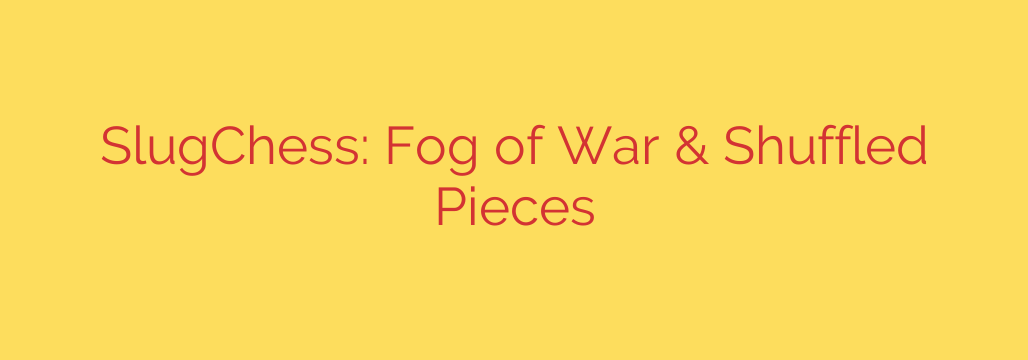 SlugChess: Fog of War & Shuffled Pieces