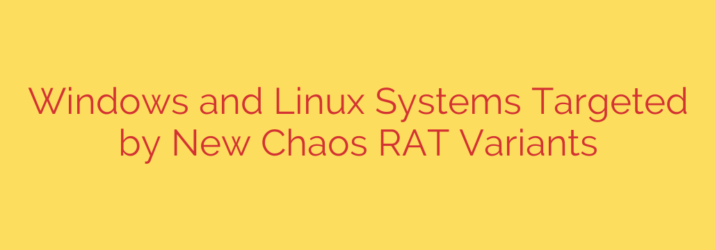 Windows and Linux Systems Targeted by New Chaos RAT Variants