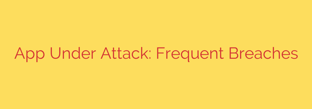 App Under Attack: Frequent Breaches