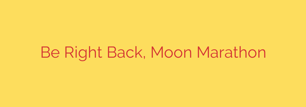Be Right Back, Moon Marathon