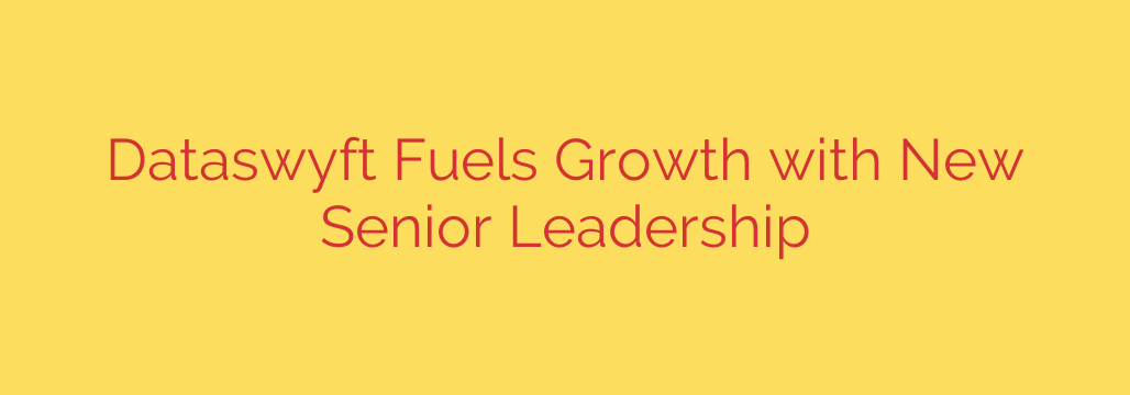 Dataswyft Fuels Growth with New Senior Leadership