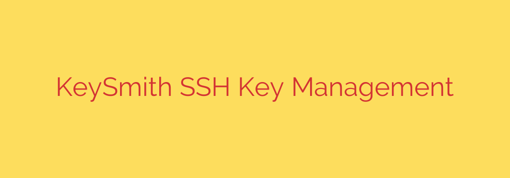 KeySmith SSH Key Management
