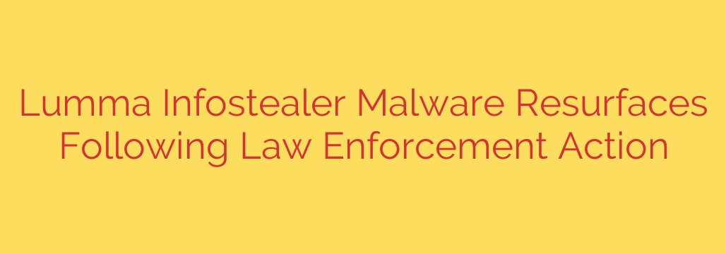 Lumma Infostealer Malware Resurfaces Following Law Enforcement Action