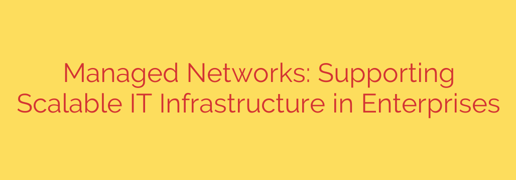 Managed Networks: Supporting Scalable IT Infrastructure in Enterprises