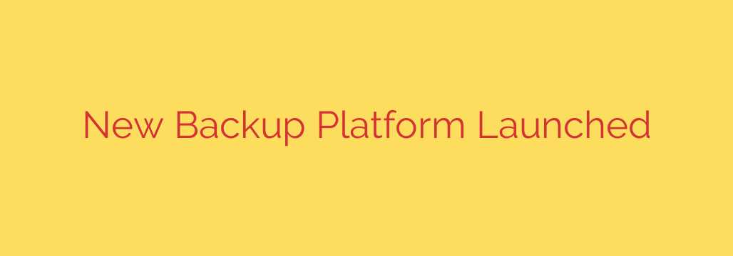 New Backup Platform Launched