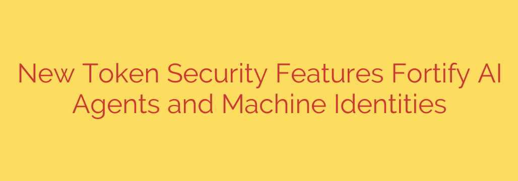New Token Security Features Fortify AI Agents and Machine Identities