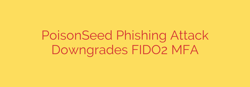PoisonSeed Phishing Attack Downgrades FIDO2 MFA