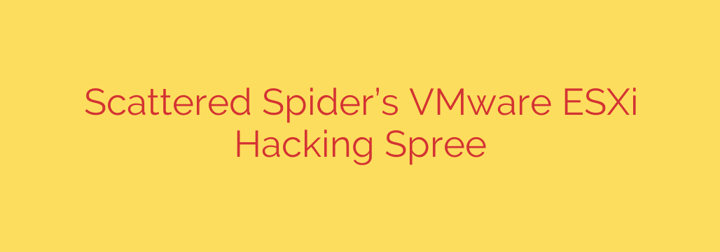 Scattered Spider’s VMware ESXi Hacking Spree