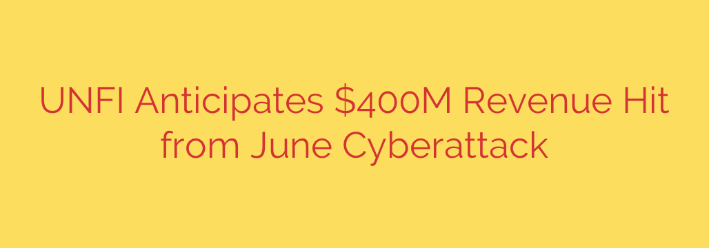 UNFI Anticipates $400M Revenue Hit from June Cyberattack