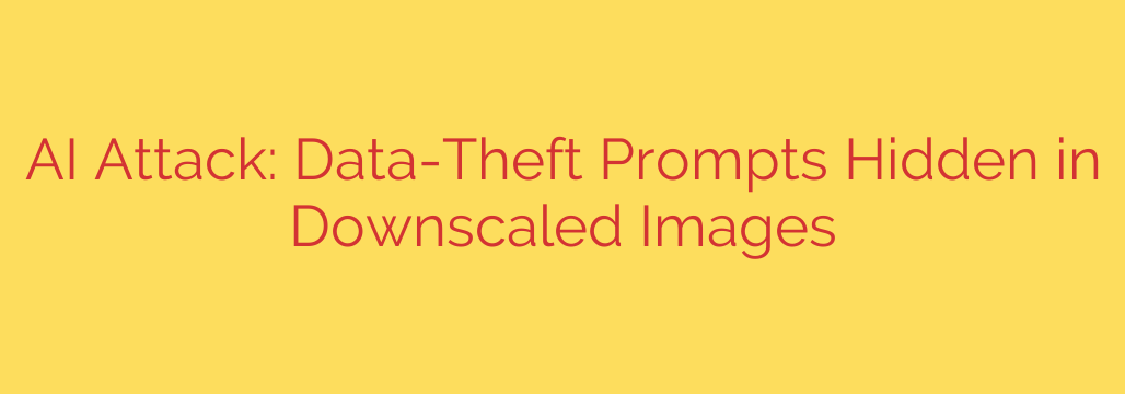 AI Attack: Data-Theft Prompts Hidden in Downscaled Images
