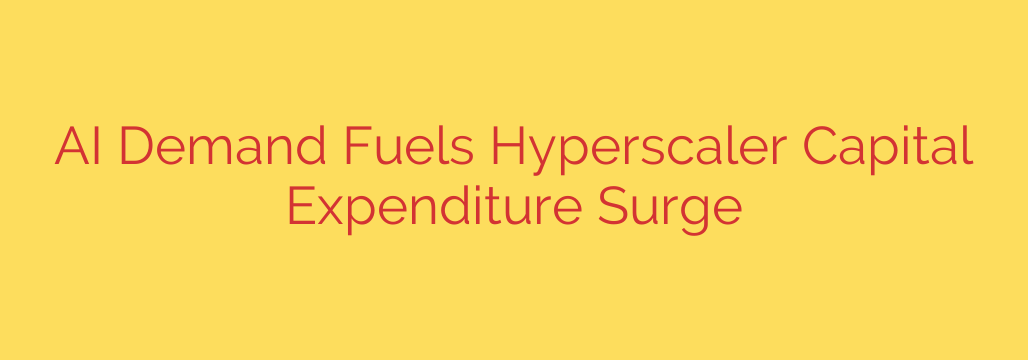 AI Demand Fuels Hyperscaler Capital Expenditure Surge
