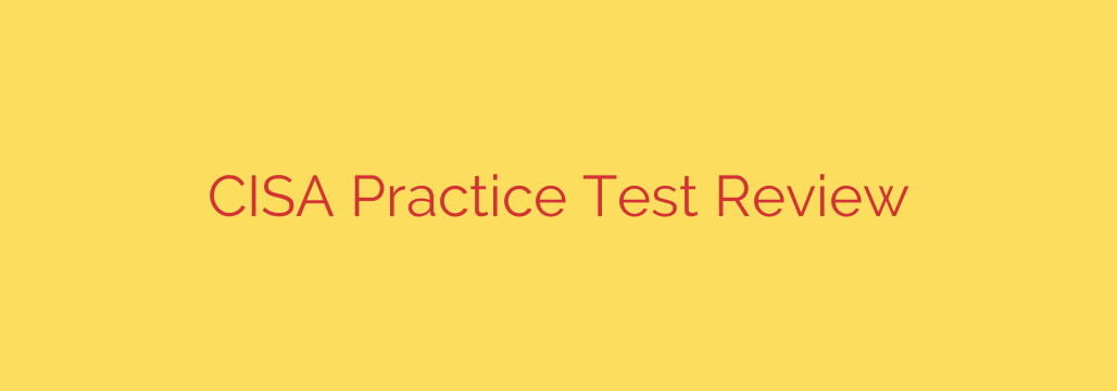CISA Practice Test Review