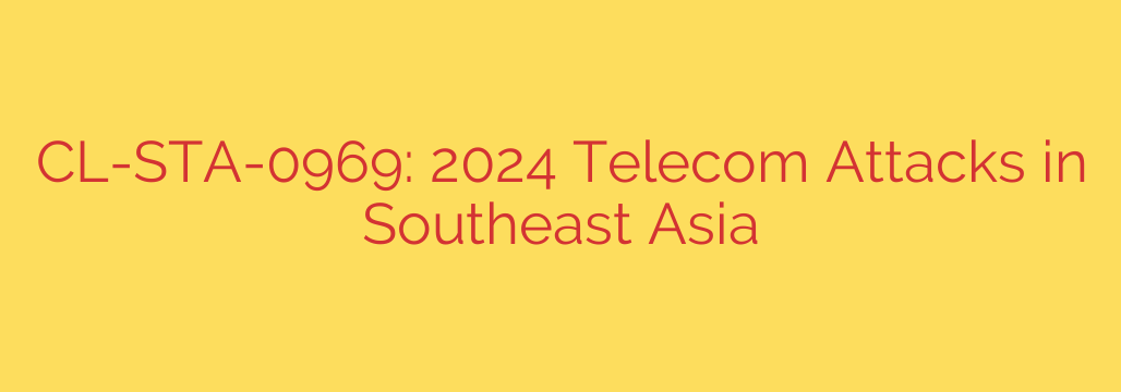 CL-STA-0969: 2024 Telecom Attacks in Southeast Asia