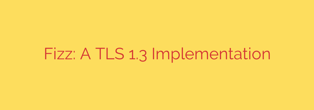 Fizz: A TLS 1.3 Implementation