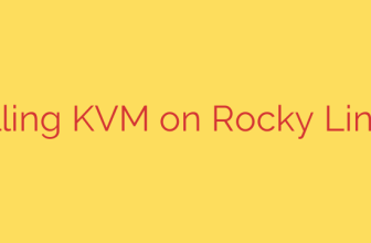 Installing KVM on Rocky Linux 10