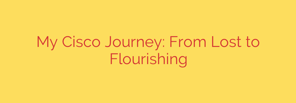 My Cisco Journey: From Lost to Flourishing