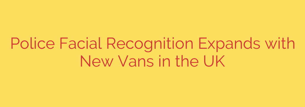 Police Facial Recognition Expands with New Vans in the UK