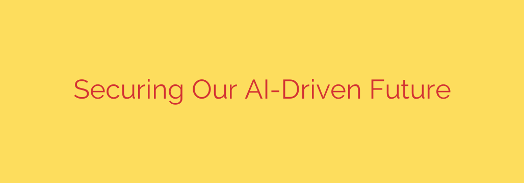 Securing Our AI-Driven Future