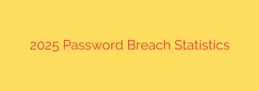 2025 Password Breach Statistics