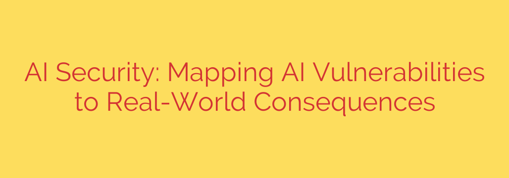 AI Security: Mapping AI Vulnerabilities to Real-World Consequences