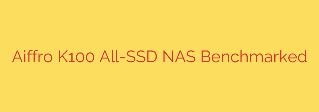 Aiffro K100 All-SSD NAS Benchmarked