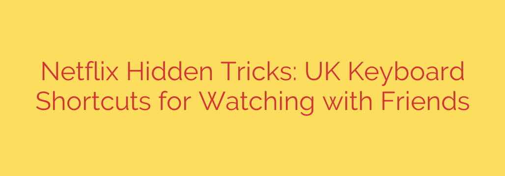 Netflix Hidden Tricks: UK Keyboard Shortcuts for Watching with Friends