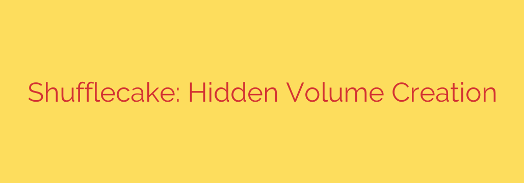 Shufflecake: Hidden Volume Creation