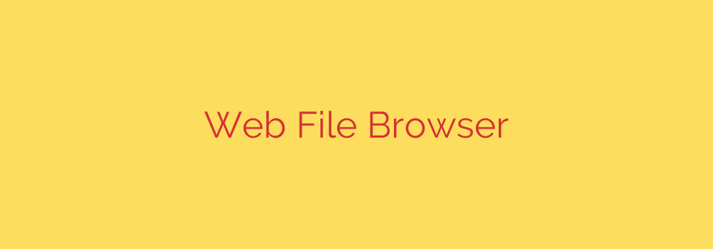 Web File Browser