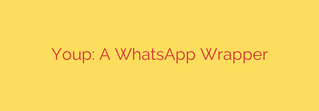 Youp: A WhatsApp Wrapper