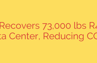 A-Gas Recovers 73,000 lbs R410A at Data Center, Reducing CO2e