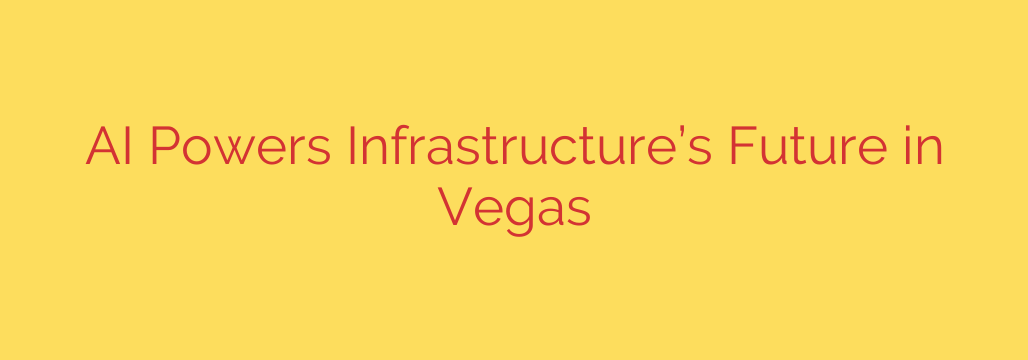 AI Powers Infrastructure’s Future in Vegas