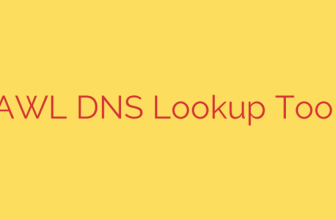 AWL DNS Lookup Tool