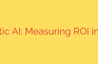 Agentic AI: Measuring ROI in 2025