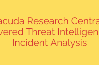Barracuda Research Centralizes AI-Powered Threat Intelligence and Incident Analysis