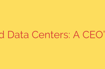 ESG and Data Centers: A CEO’s Guide