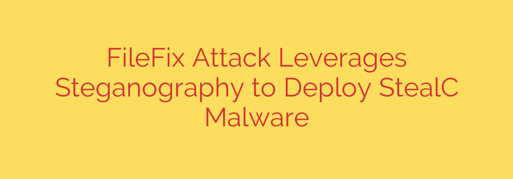 FileFix Attack Leverages Steganography to Deploy StealC Malware