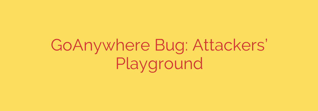 GoAnywhere Bug: Attackers’ Playground
