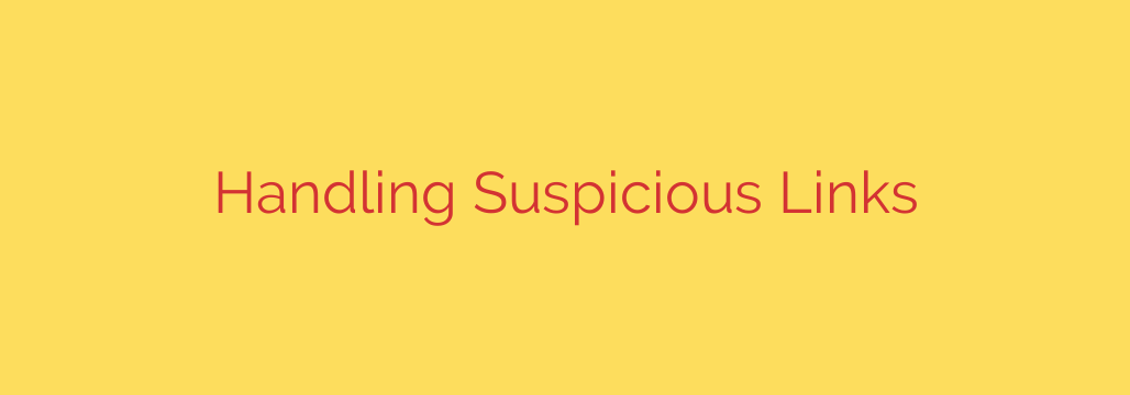 Handling Suspicious Links