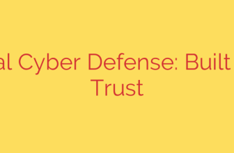Industrial Cyber Defense: Built on Zero Trust