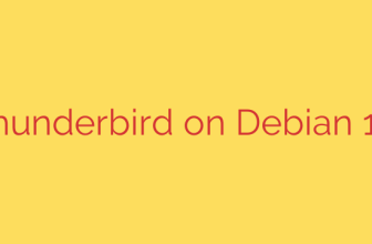 Install Thunderbird on Debian 11 and 10