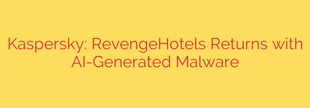 Kaspersky: RevengeHotels Returns with AI-Generated Malware