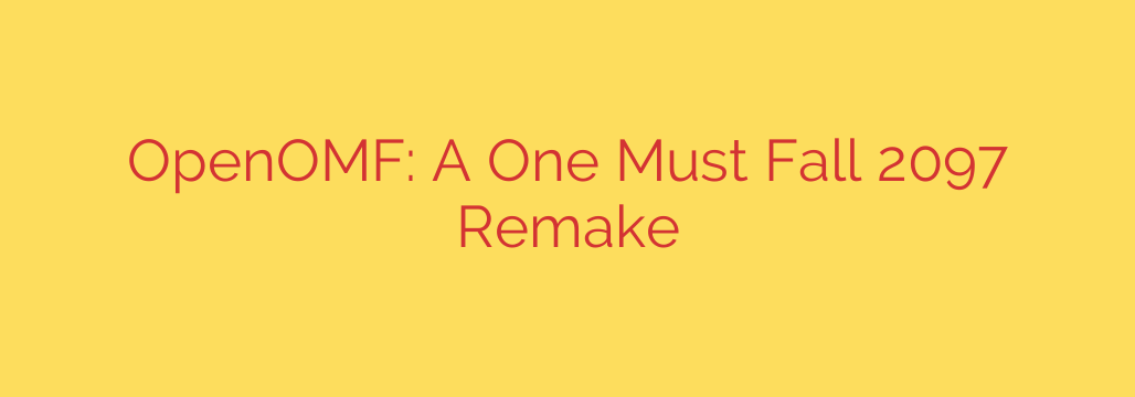 OpenOMF: A One Must Fall 2097 Remake
