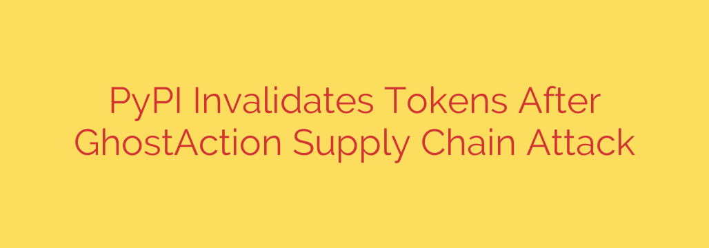 PyPI Invalidates Tokens After GhostAction Supply Chain Attack