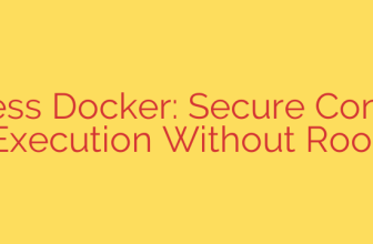 Rootless Docker: Secure Container Execution Without Root